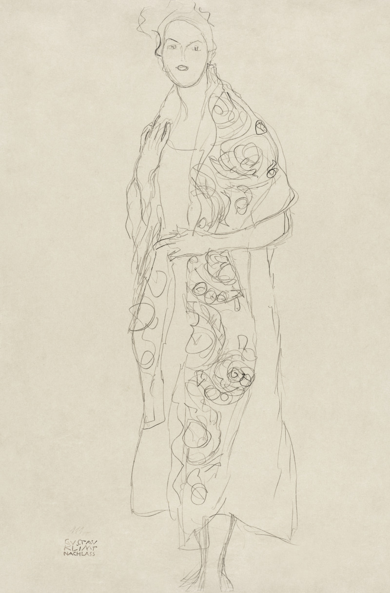 Portrait of a Woman by Gustav Klimt